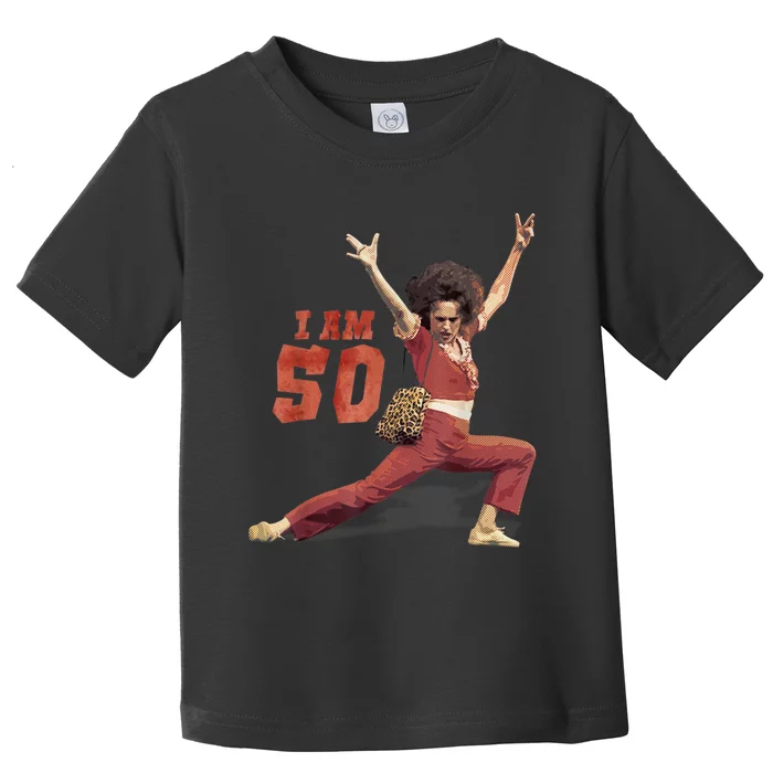 Sally I Am 50 Vintage Fifty Years Old 50th Birthday Toddler T-Shirt