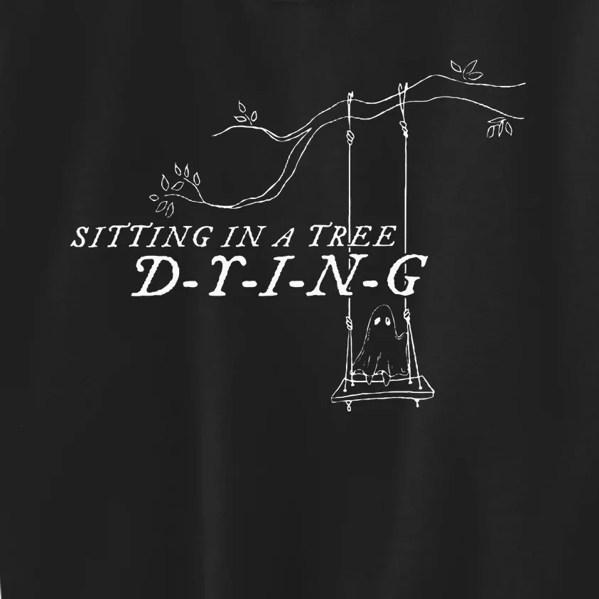 Sitting In A Tree Dying Lyric Kids Sweatshirt