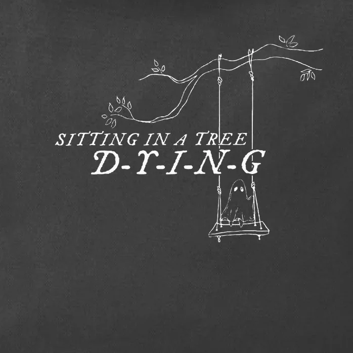 Sitting In A Tree Dying Lyric Zip Tote Bag