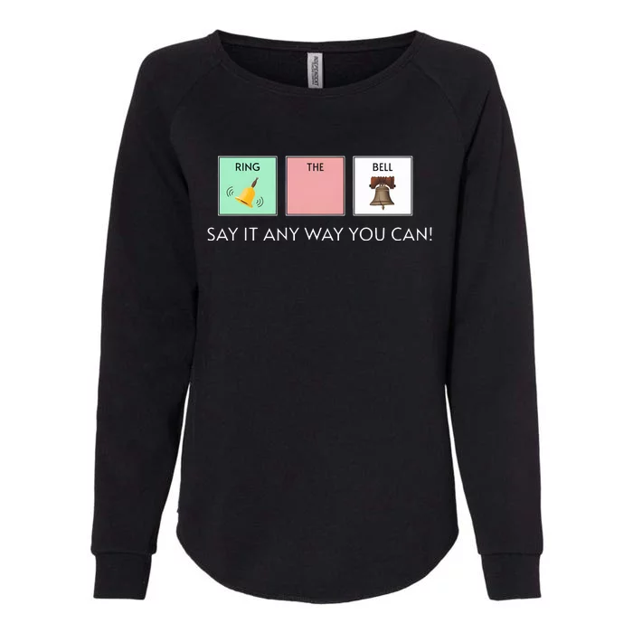 Say It Anyway You Can Autism Awareness Womens California Wash Sweatshirt