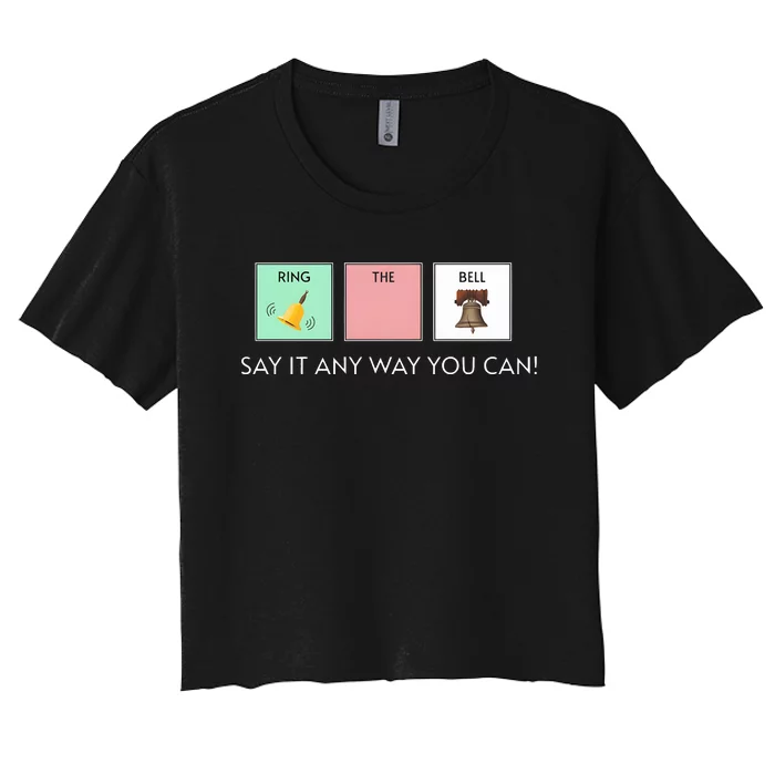 Say It Anyway You Can Autism Awareness Women's Crop Top Tee