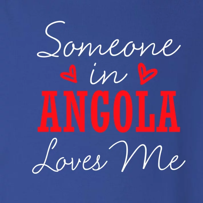 Someone In Angola Loves Me Relationship Couple Luanda Cool Gift Toddler Long Sleeve Shirt