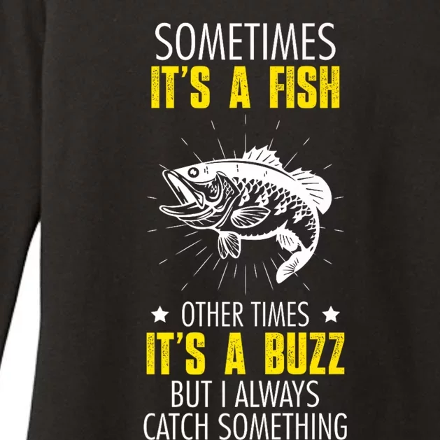 Sometimes ItS A Fish Funny Fishing Sarcastic Joke Saying Womens CVC Long Sleeve Shirt