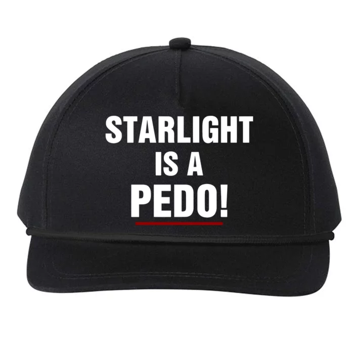 Starlight Is A Pedo Snapback Five-Panel Rope Hat