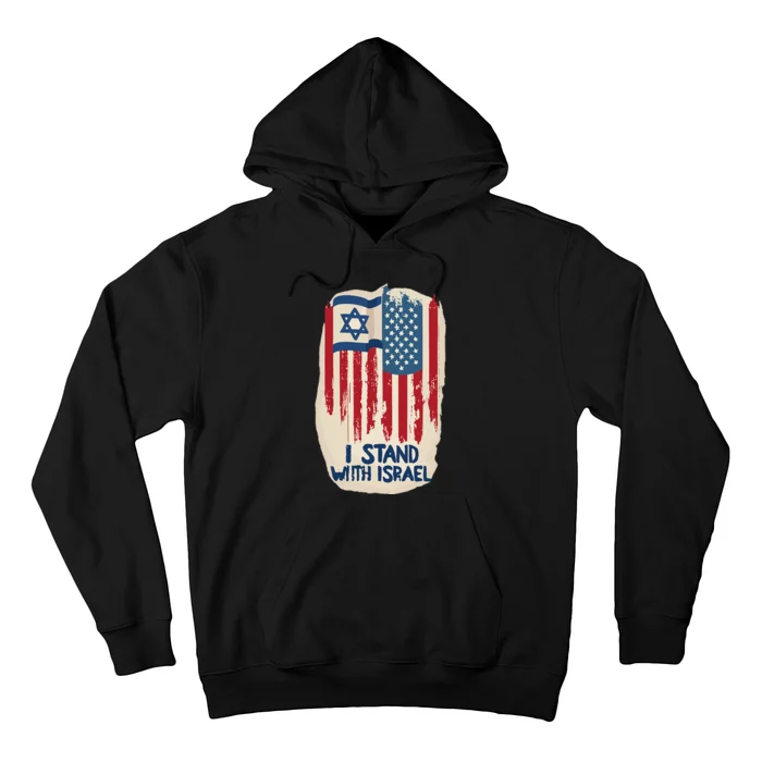 Support Israel and America Stand Together Unity and Pride Hoodie