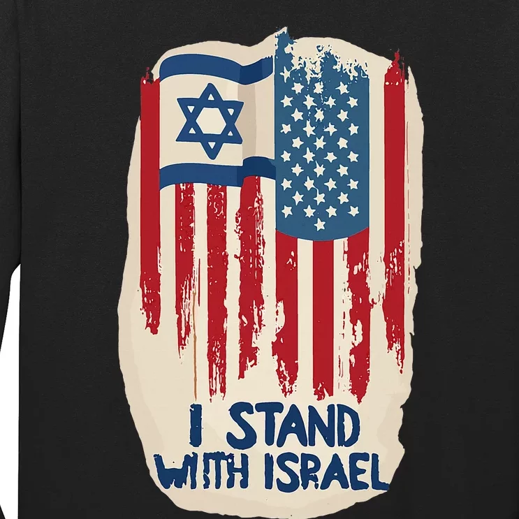 Support Israel and America Stand Together Unity and Pride Long Sleeve Shirt