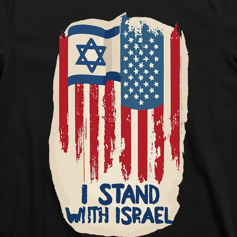 Support Israel and America Stand Together Unity and Pride T-Shirt