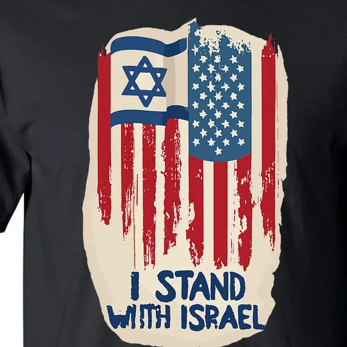 Support Israel and America Stand Together Unity and Pride Tall T-Shirt