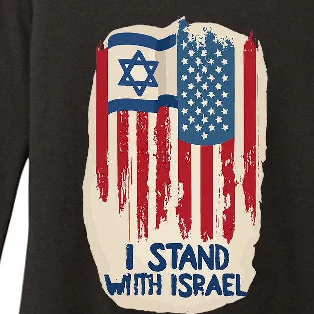 Support Israel and America Stand Together Unity and Pride Womens CVC Long Sleeve Shirt