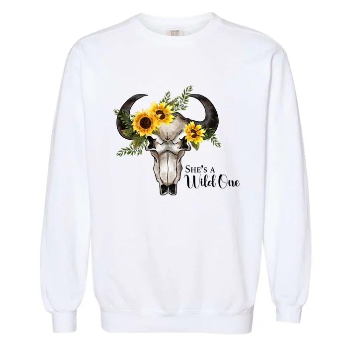 She Is A Wild One Sublimation Garment-Dyed Sweatshirt