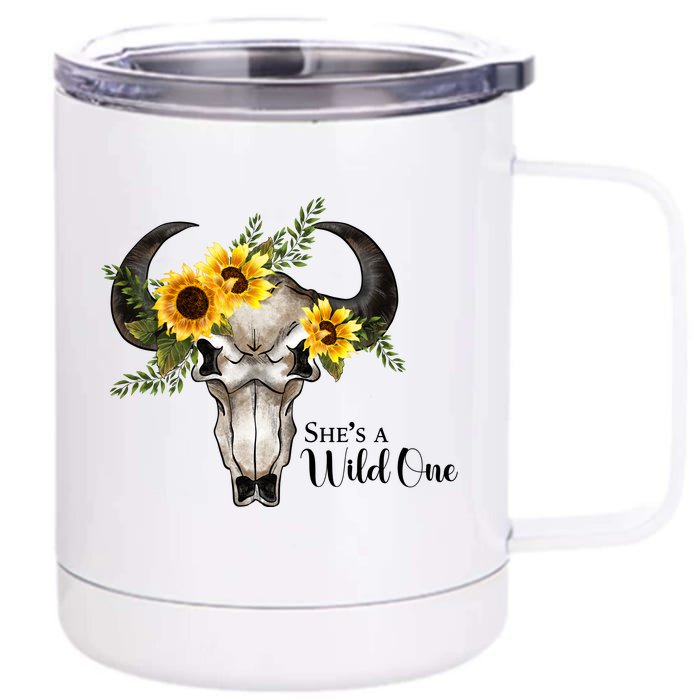 She Is A Wild One Sublimation Front & Back 12oz Stainless Steel Tumbler Cup