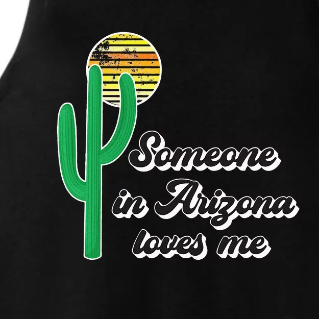 Someone In Arizona Loves Me Ladies Tri-Blend Wicking Tank