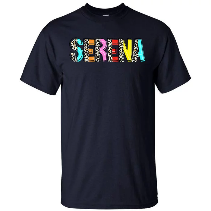 SERENA Inspire And Motivate Girls And Women Leopard Tall T-Shirt