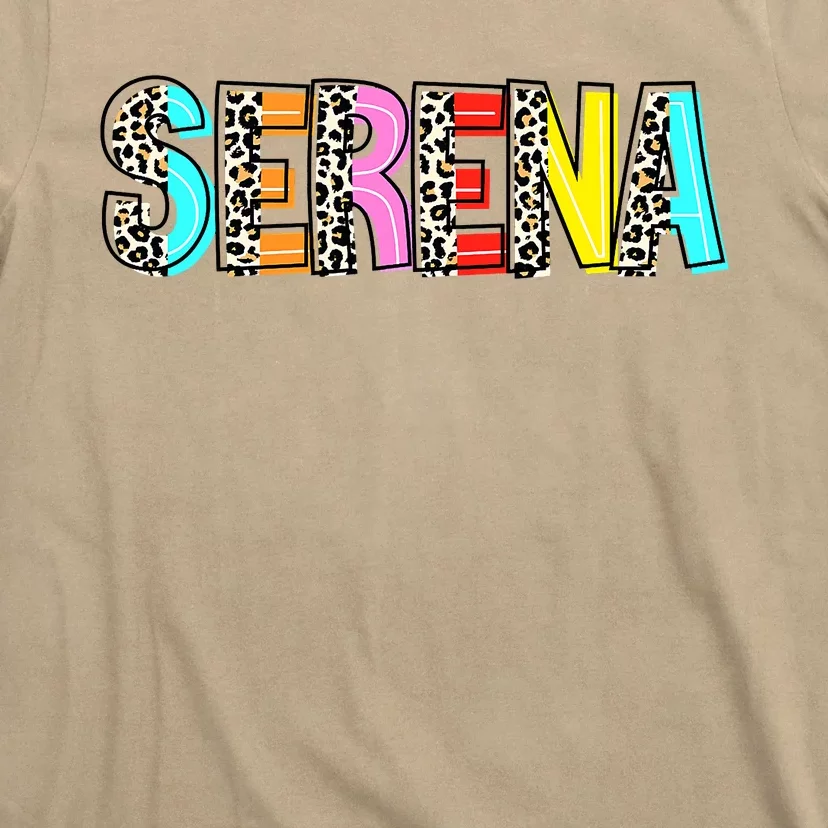 SERENA Inspire And Motivate Girls And Women Leopard T-Shirt