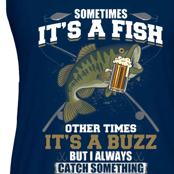 Sometimes It's A Fish Other Times It's A Buzz - Beer Day Ladies Essential Flowy Tank