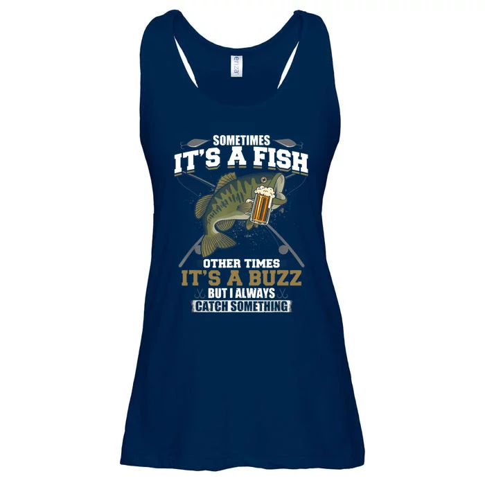 Sometimes It's A Fish Other Times It's A Buzz - Beer Day Ladies Essential Flowy Tank