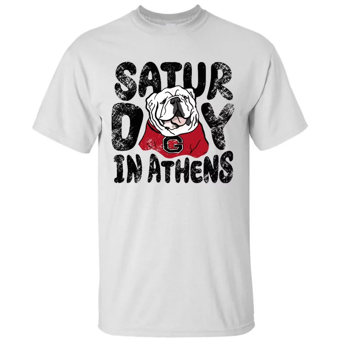 Saturday In Athens Georgia Football Tall T-Shirt