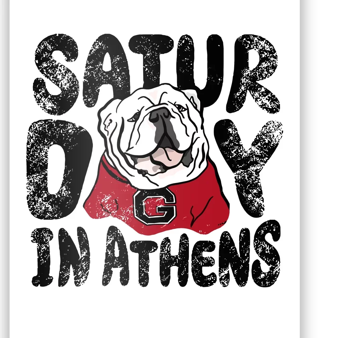 Saturday In Athens Georgia Football Poster