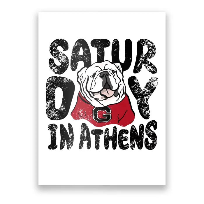 Saturday In Athens Georgia Football Poster