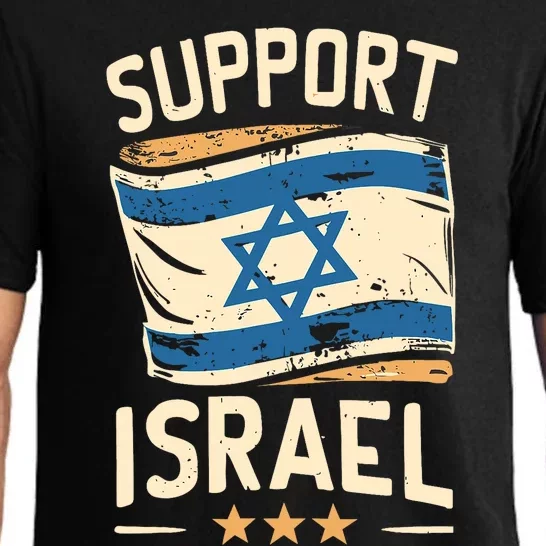 Support Israel And America Stand Together Pajama Set