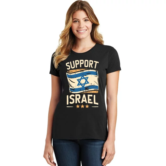 Support Israel And America Stand Together Women's T-Shirt