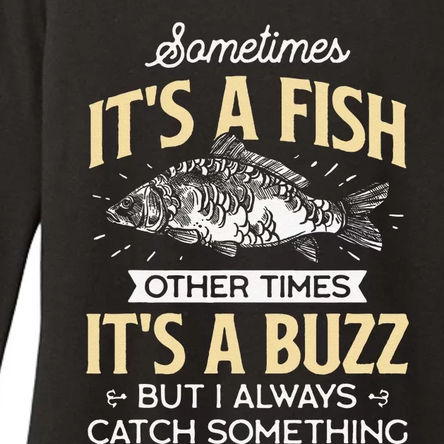 Sometimes ItS A Fish Funny Fishing & Angler Joke Gift Womens CVC Long Sleeve Shirt