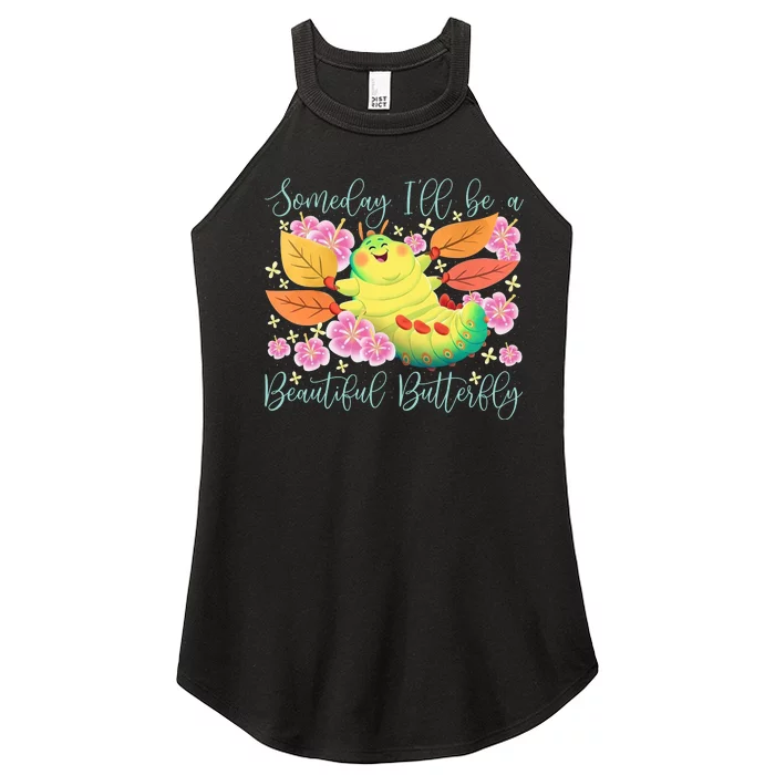 Someday I’Ll Be A Beautiful Butterfly Heimlich Beautiful Butterfly Women’s Perfect Tri Rocker Tank