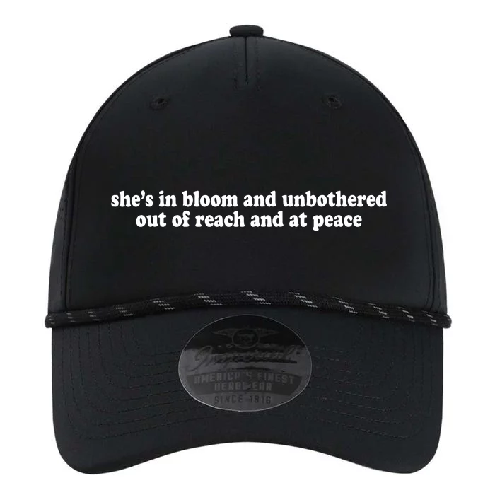 She’S In Bloom And Unbothered Out Of Reach And At Peace Performance The Dyno Cap