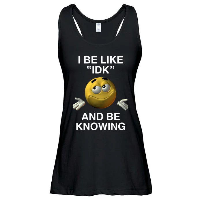 Shopillegalshirts I Be Like Idk And Be Knowing Ladies Essential Flowy Tank