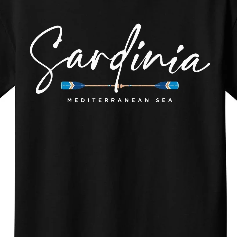 Sardinia Italy Beach Graphic Kids T-Shirt