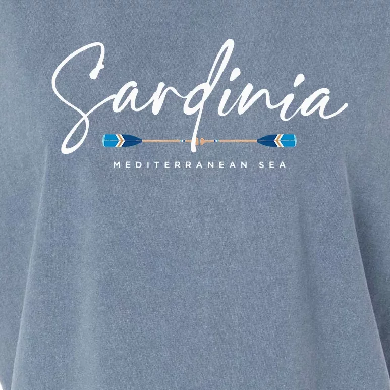 Sardinia Italy Beach Graphic Garment-Dyed Women's Muscle Tee