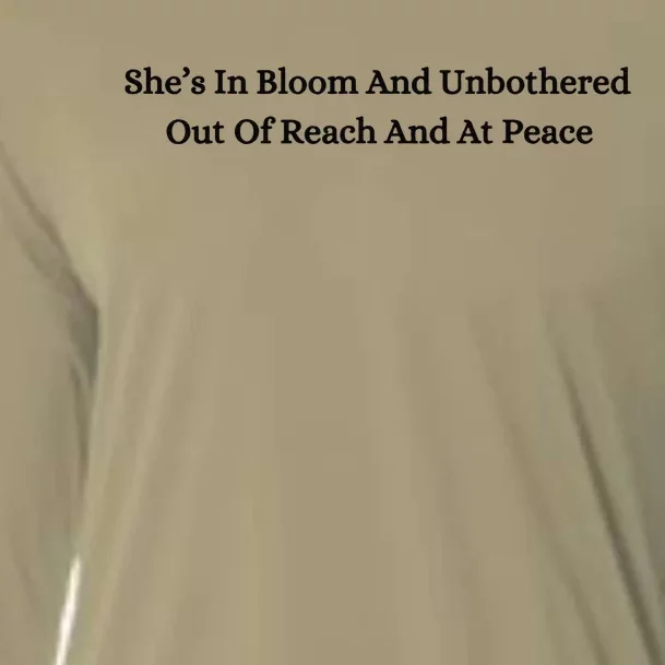 She’S In Bloom And Unbothered Out Of Reach And At Peace Cooling Performance Long Sleeve Crew