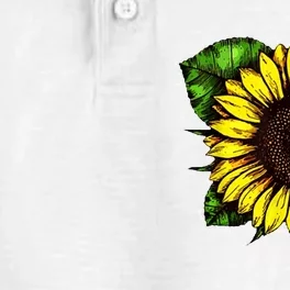 Sunflower Im Blunt Because God Rolled Me That Way Dry Zone Grid Performance Polo