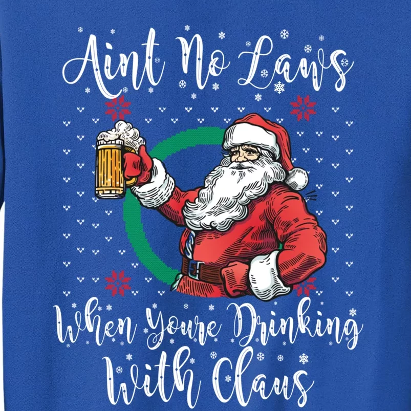 Santa Ing Beer Funny Ugly Christmas Sweater Gift Sweatshirt