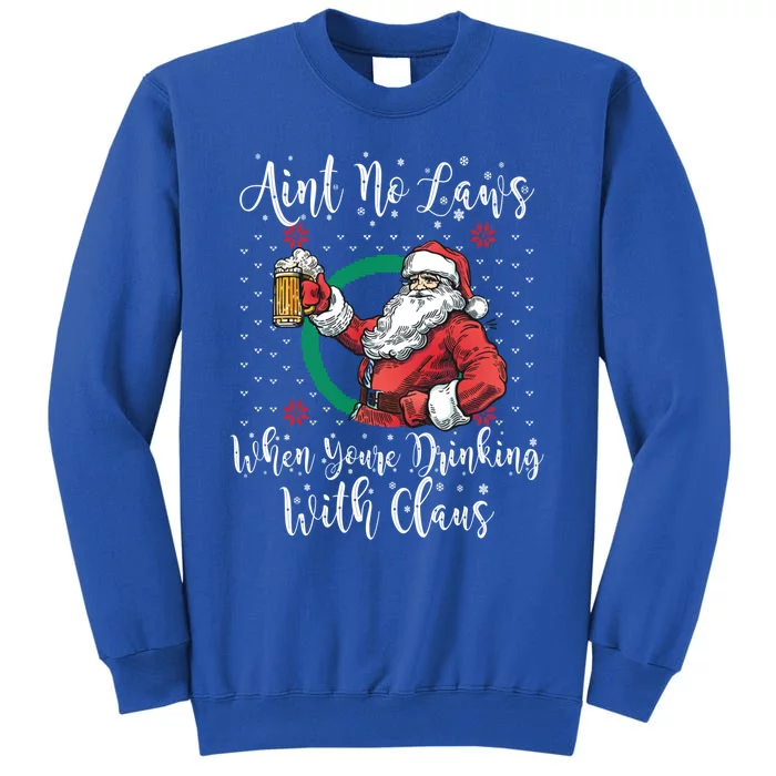 Santa Ing Beer Funny Ugly Christmas Sweater Gift Sweatshirt