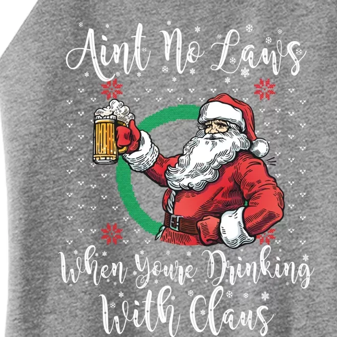 Santa Ing Beer Funny Ugly Christmas Sweater Gift Women’s Perfect Tri Rocker Tank