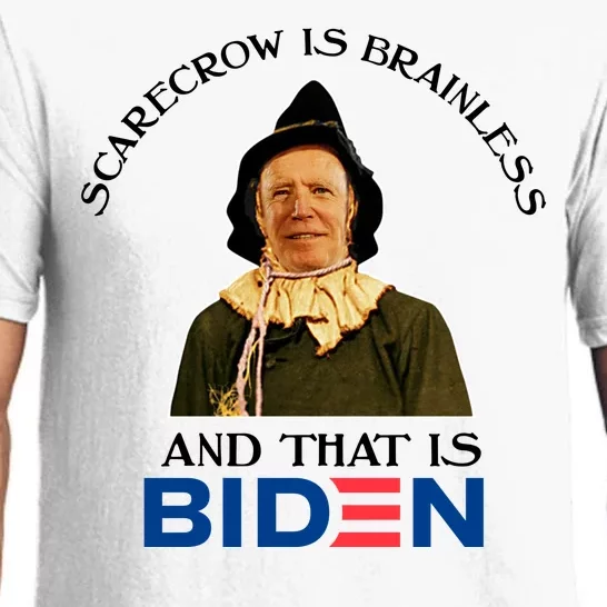 Scarecrow Is Brainless And That Is Biden Pajama Set