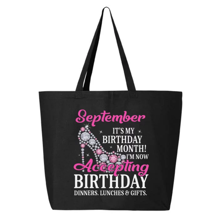 September It's Birthday Month Virgo Libra Zodiac 25L Jumbo Tote