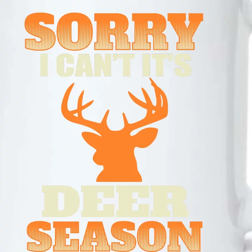 Sorry I Cant Its Deer Season Black Color Changing Mug