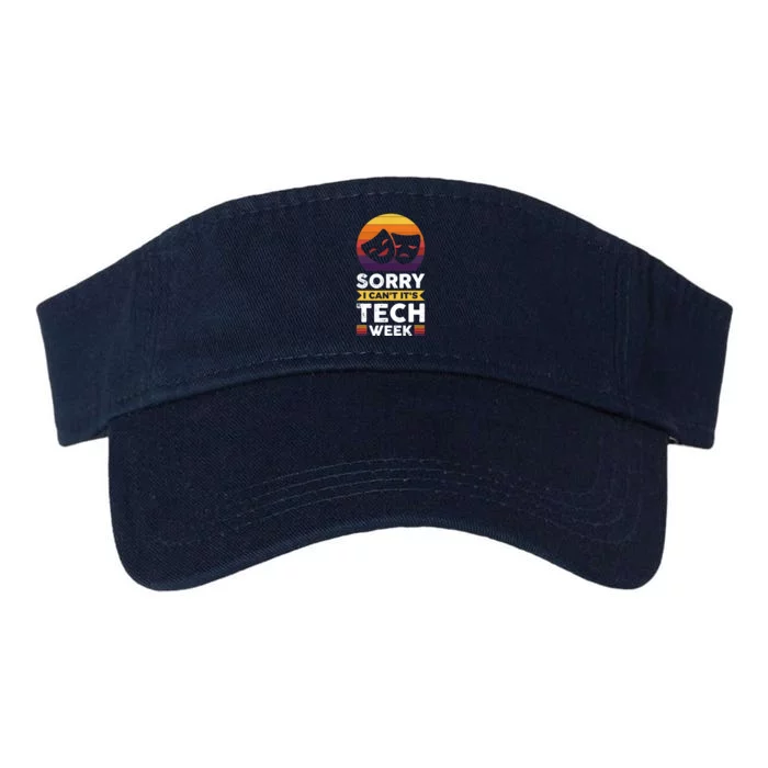 Sorry I CanT ItS Tech Week Valucap Bio-Washed Visor