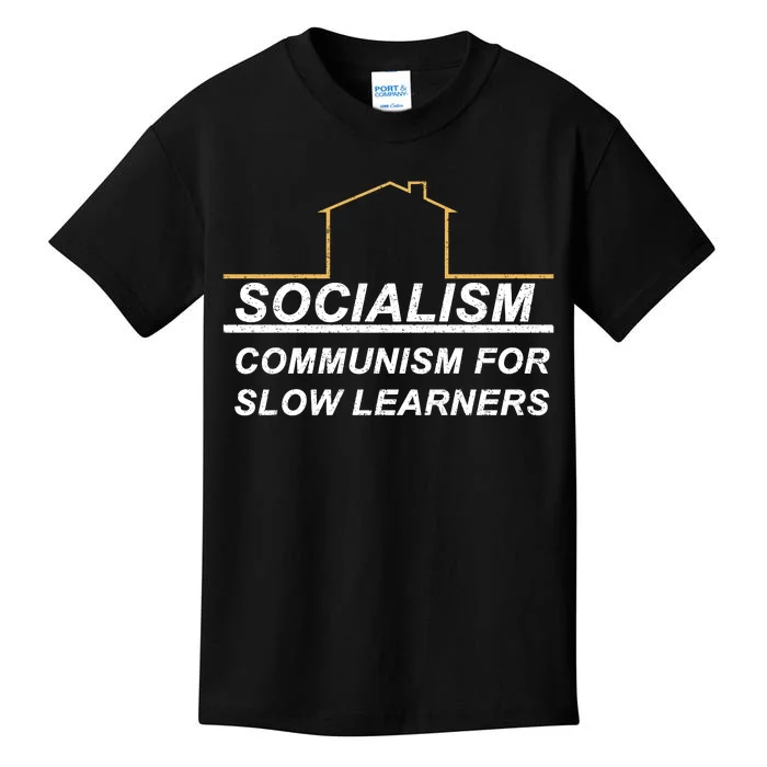 Socialism Is Communism For Slow Learners Kids T-Shirt