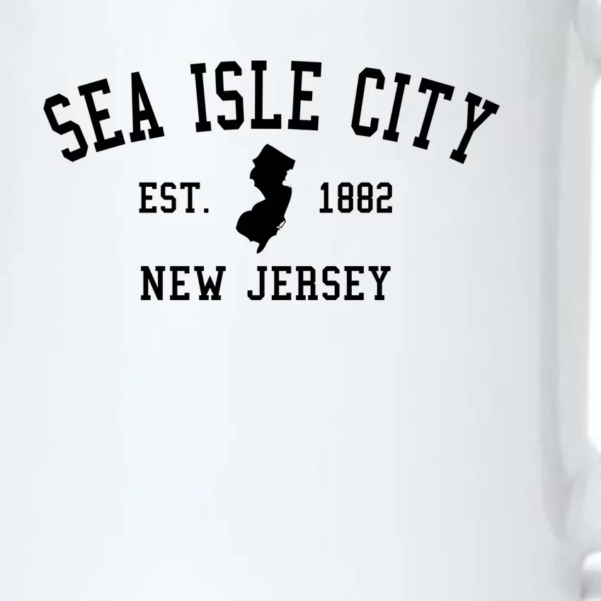 Sea Isle City New Jersey Collegiate Gift Meaningful Gift Black Color Changing Mug