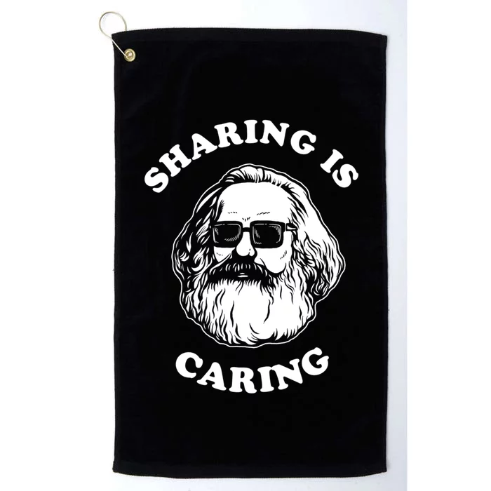 Sharing Is Caring Platinum Collection Golf Towel