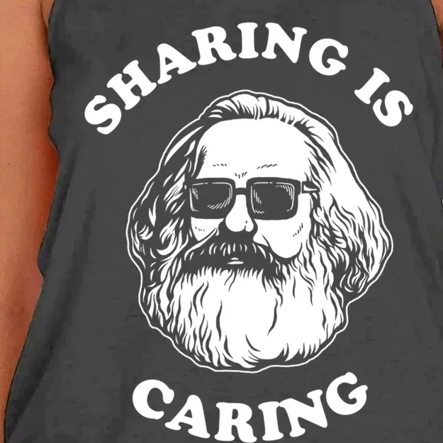 Sharing Is Caring Women's Knotted Racerback Tank