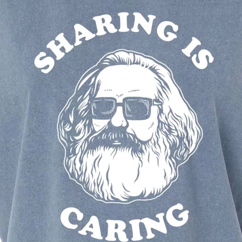 Sharing Is Caring Garment-Dyed Women's Muscle Tee