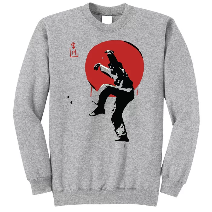 Sumi Ink Crane Kick Tall Sweatshirt