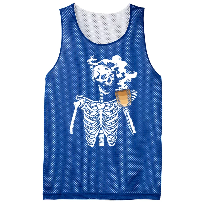 Skeleton Ing Coffee Black History Month Blm Melanin Great Gift Mesh Reversible Basketball Jersey Tank