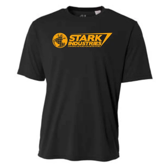 Stark Industries Changing The World For A Better Future Cooling Performance Crew T-Shirt