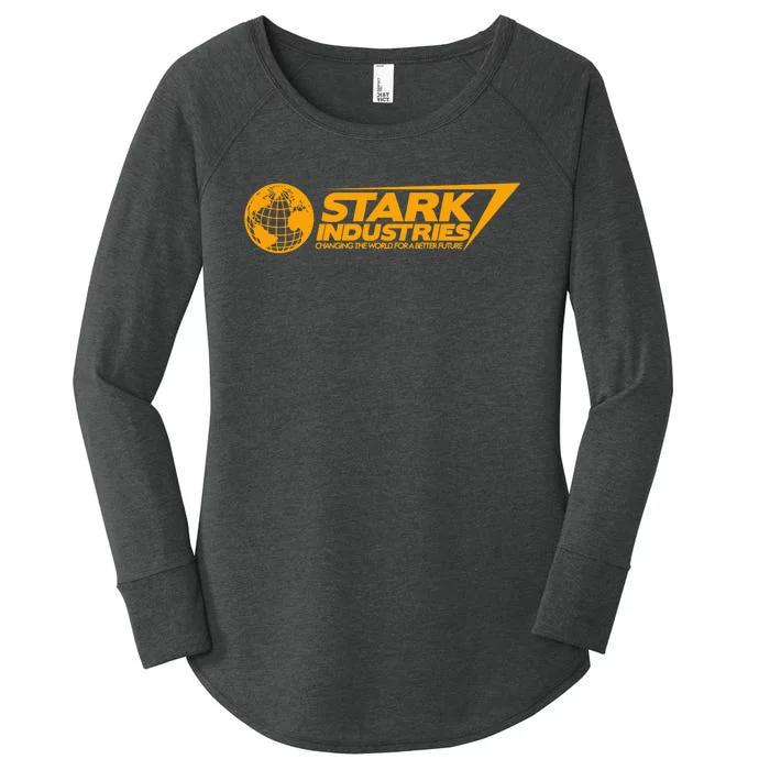 Stark Industries Changing The World For A Better Future Women's Perfect Tri Tunic Long Sleeve Shirt