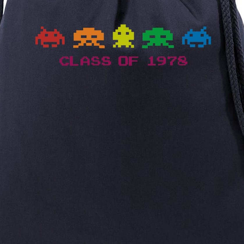 SPACE INVADERS Class Of 1978 Drawstring Bag